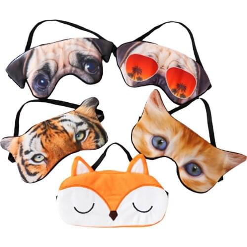 3D Sleep Mask Natural Sleeping Eye Mask Eyeshade Cover Shade Patch Soft Portable Blindfold Travel Eyepatch Cospaly Accessories