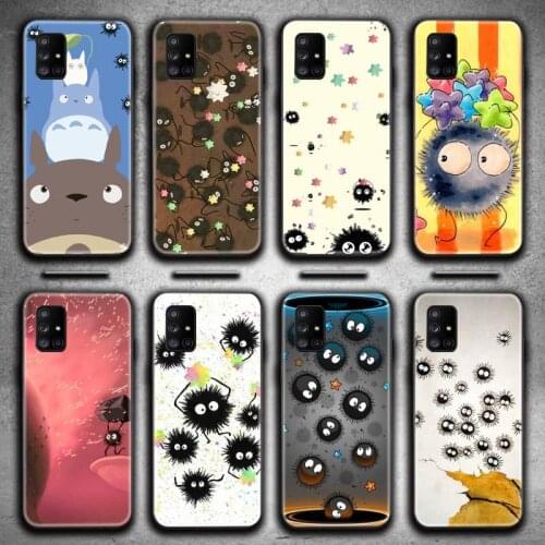 My Neighbor Totoro Susuwatari Phone Case For Samsung Galaxy A21S A01 A11 A31 A81 A10 A20E A30 A40 A50 A70 A80 A71 A51