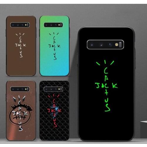 Cactus jack letter words Phone Case For Samsung galaxy S 8 9 10 20 21 30 A 30 50 51 70 note 10 plus Ultra 5g
