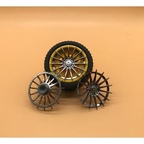 MOC technology building block automobile wheel housing 43mm 56908 special sports car DIY assembly toy gift model