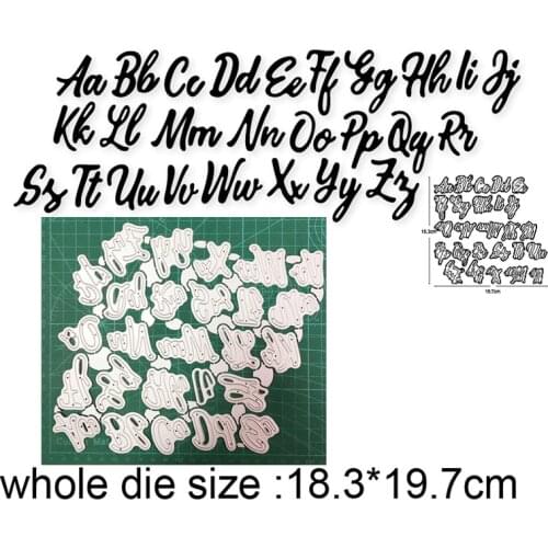 Customize dies metal cutting dies cut die alphabet Letter decoration Scrapbook craft paper knife mould blade punch stencils dies