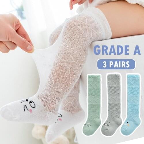 Cartoon Cute Kids Cotton Socks Bear Animal Baby Cotton Socks Knee High Long Leg Warmers Socks Boy Girl Children Socks 0-3 Years