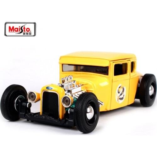 Maisto 1:24 1929 Ford Outlaws Model A HOT ROD Diecast Model Car Toy New In Box Free Shipping 31354