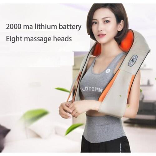 The new comfortable massage kneading massager neck shoulder waist cervical multi-function shawl