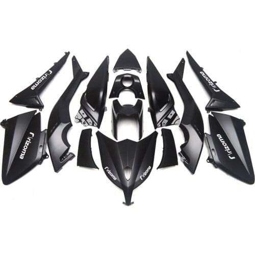 For Yamaha Tmax 530 Motorcycle ABS Plastic Jet Fairing Kit Body Bolts 2012-2014 Matte Black