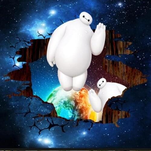 Beibehang Custom large-scale murals 3D super-Marine Corps outdoor flooring painted paste thick waterproof wear pvc floor paste