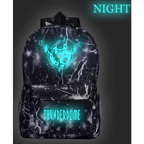 Thunderdome Luminous backpack Star School Bag Student Backpack Girl Boy Toddler Bag Child Mochila Backpack