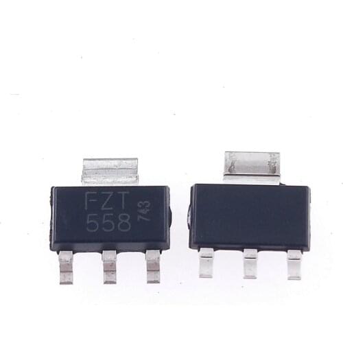 20pcs/lot original FZT558 FZT558TA 400V200MA 0.2A PNP SOT223 in stock