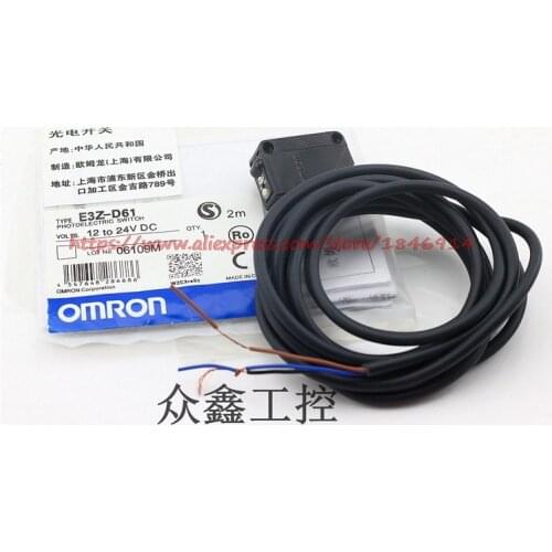 Free shipping E3Z-D61 E3Z-D62 Photoelectric sensor Diffuse reflection of photoelectric switch E3Z-R61 E3Z-D81 E3Z-R82