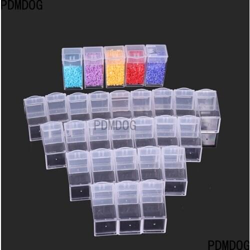 5/10/20/30/60/100/120/180 Bottles Diamond Painting Accessories Container Bottles Diamond Painting Tools Crystal Bead Storage jar