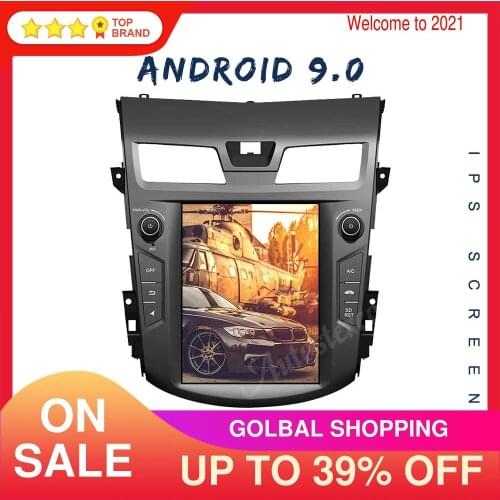 For Nissan Teana 2013 2014 2015 2016 Tesla style Android 9.0 4G 64GB Car GPS Navigation Multimedia Auto Stereo Radio Head Unit