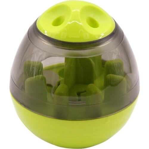 Pet Interactive Cat Toys Tumbler Food Dispenser Ball For Cats/Dogs Playing Training Balls