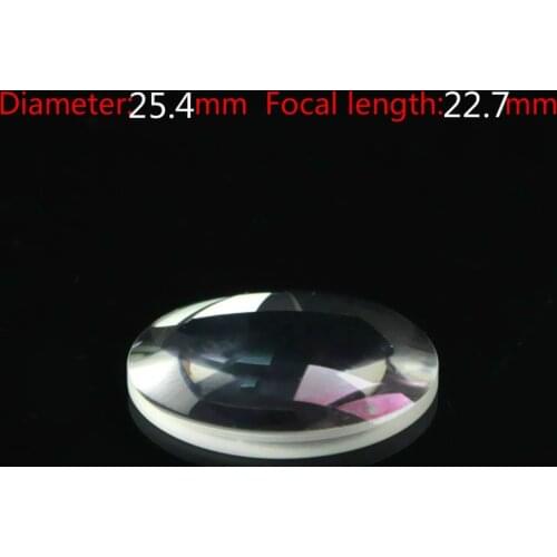 K9 Biconvex Lens, Focus Imaging, Diameter 25.4mm, Focal Length 22.7mm Optical Lens/optical Element/precision Optical Lens