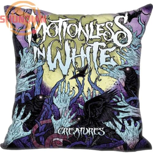 Hot Sale Motionless In White Pillowcase Wedding Decorative Pillow Case Customize Gift For Pillow Cover 40x40cm Drop Shipping