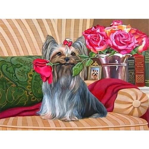 Animal Butterfly Flower DIY Embroidery 11CT Cross Stitch Kits Needlework Craft Set Printed Canvas Cotton Dropshipping