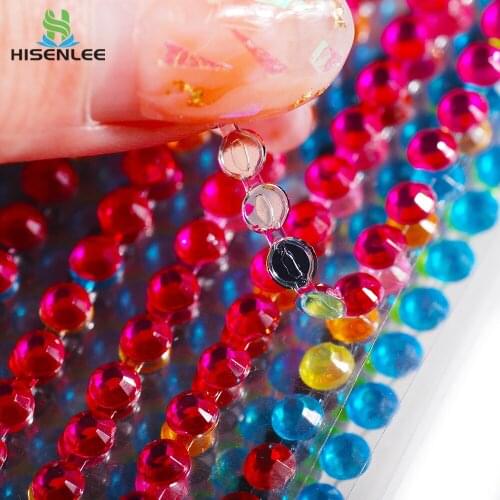 Wall stickers Acrylic crystal Self Adhesive surface sticker scrapbook DIY decoration Stickers Rhinestone bathroom decoration
