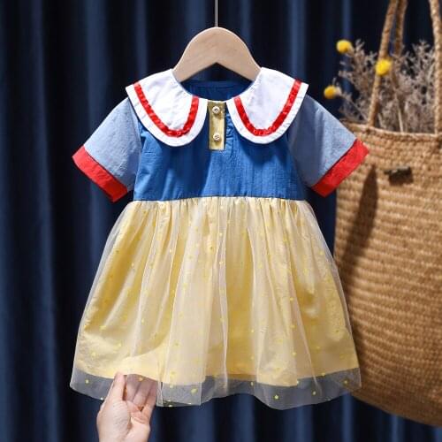 2021 New Summer Girls' Dress Strap Colorful Casual Sleeveless Party Princess Dress Cute Childrens Baby Kids Girls Clothing