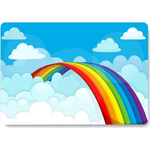 Rainbow Laptop Case for Macbook Air 13 A2337 A2179 A2338 A1534 Notebook Protective Shell M1 Chip Air Pro 13 15 Inch Back Cover