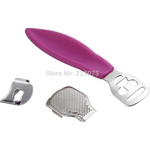 Stainless Steel Cuticle Cutter Remover Shaver Callous Corn Pedicure w/ 10 Blade