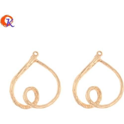 Cordial Design 30Pcs 20*26MM Jewelry Accessories/Earrings Making/Genuine Gold Plating/DIY Parts/Hand Made/Earring Findings