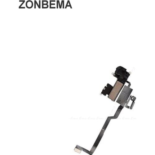 ZONBEMA Light Sensor Flex Cable Ribbon For iPhone 11 Pro X XR XS MAX With Ear Speaker Replacement Receiver Earphone Parts