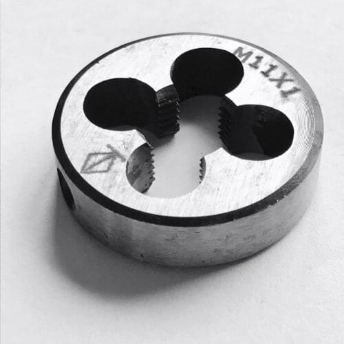 Free shipping of 1pc Metric Non standard thin pitch manual Die M11 die for steel iron aluminum copper workpiece threading