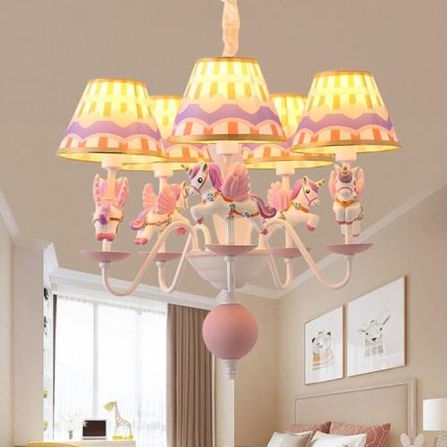 Nordic kids home decoration salon bedroom decor led lights for room chandeliers ceiling dining room indoor chandelier lighting