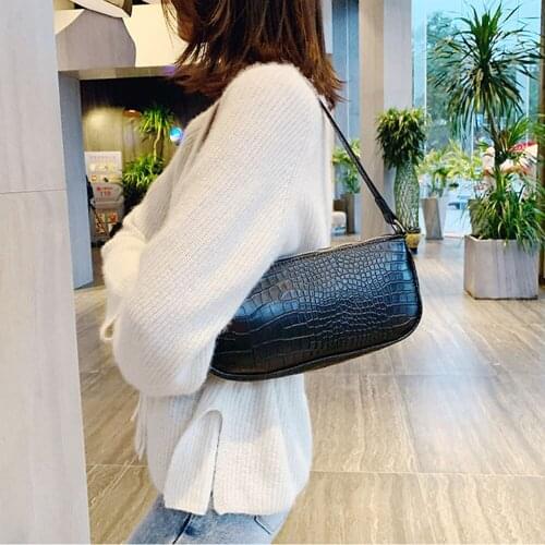 Women Retro Shoulder Bag Evening Clutch PU Leather Short Strap Party Purses Shopping Crossbody Cocktail Zipper Handbags