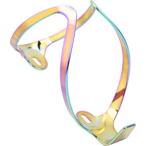 Bicycle Mount Water Bottle Holder Bike Gradient Color Kettle Cage Aluminium Alloy Cycling Cup Rack Mountain Road Bike Bottle