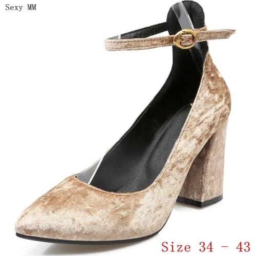 High Heels Women High Heel Shoes Pumps Stiletto Woman Party Wedding Shoes Kitten Heels Plus Size 34 - 40 41 42 43