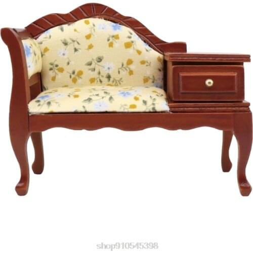 1:12 Scale Mini Sofa Drawer Cabinet Model Dollhouse Miniature Accessories Living Room Furniture Toy D02 20 Dropshipping