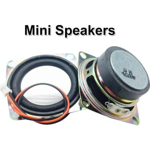 2inch 4ohm Mini Full Range Speaker Bluetooth Speaker DIY Tweeter Mid Woofer Speaker Internal Magnetic 3W Box DIY Accessories