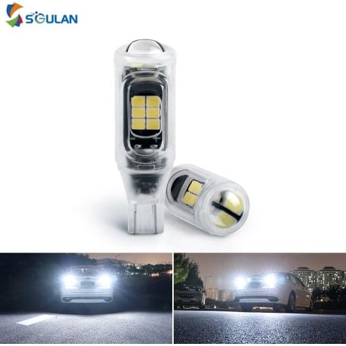 2pcs New T15 W16W WY16W Car Led Lights 3030*16SMD Canbus For Stop Signal Brake Lights Reverse Lamps White Red Yellow Diode 12V
