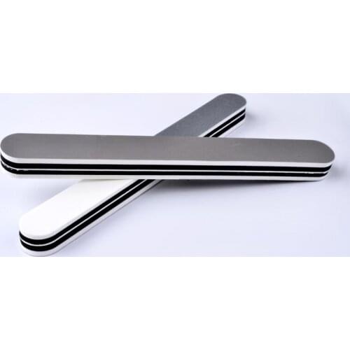 2 Pcs/set Papersand Foam Grey Thicker Professional Nail Art File Buffer Block Sanding Polishing Manicure Tools