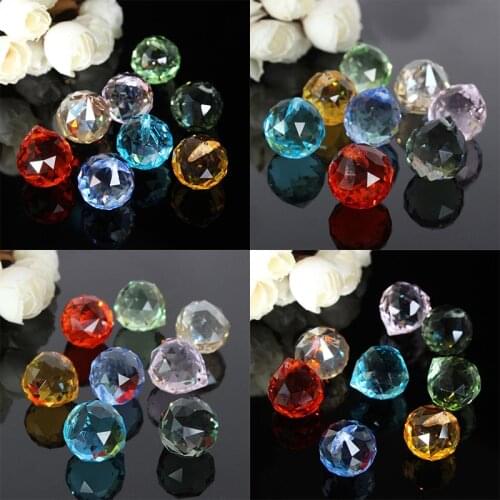 8Pcs x Rainbow Chandelier Crystal Light Lamp Part Ball Prisms Suncatcher Pendant 20 mm