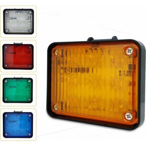 Fuleem Universal 2PCS 9LED High-Bright Truck Flashing LED Warning Light 12V 24V Trailer Rear Tail Light Waterproof For Pickup Tr
