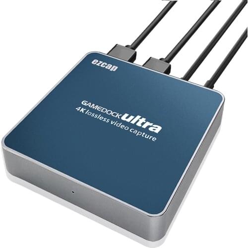 Upgrade GameDock Ultra 1080P 60fps 120FPS 4K Recording Mic In Video Capture Card Type C To USB 3.0 Live Streaming HDR HDMI Loop
