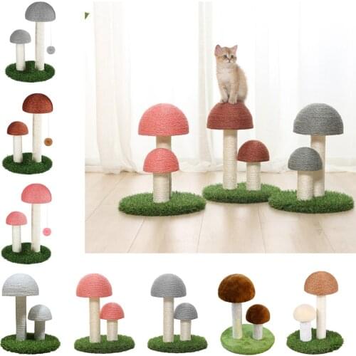 Cat Scratching Post Mushroom Scratching Post Scratch Board Interactive Toy