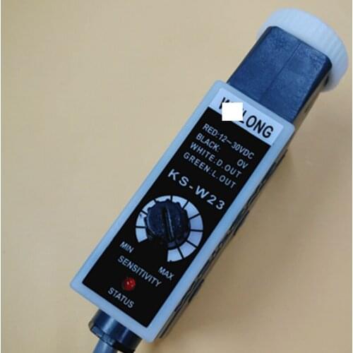 KS-W23 white light source color mark sensor bag making machine photoelectric eye color tracking sensor WEILONG