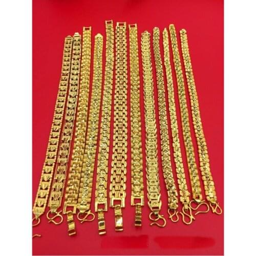 Brass Gold-plated Bracelets For Women Fashion Gold Chain Man Bracelet Jewelry Wholesale wristband jewelry for women 2021 Gift