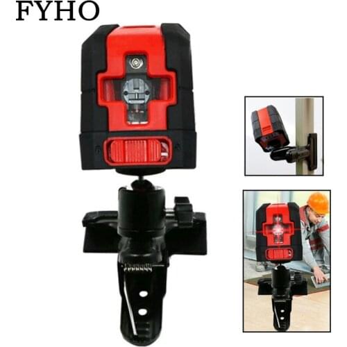 Cross Wire Lnfrared Laser Level Can Rotate 360 degree 180 degree Slant Line Red Light Convenient Automatic Wire Feeder With Base
