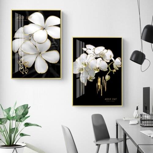 5D DIY Poured Glue Diamond Painting Kits Scalloped Edge Home Decor Abstract Flowers Leaves Wall Art For Living Room Unique Gift