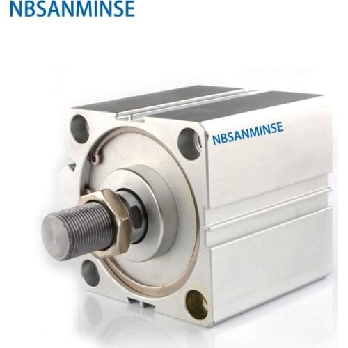 NBSANMINSE SDA Without Magnet 20mm Bore Compact Cylinder AirTAC Type Double Acting Cylinder Actuator Pneumatic Parts