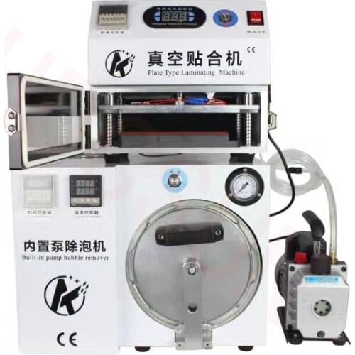 2018 Newest OCA Vacuum Laminating Machine OCA Laminator LCD Refurbish Lamination Machine+Independent LCD Bubble Remove Machine