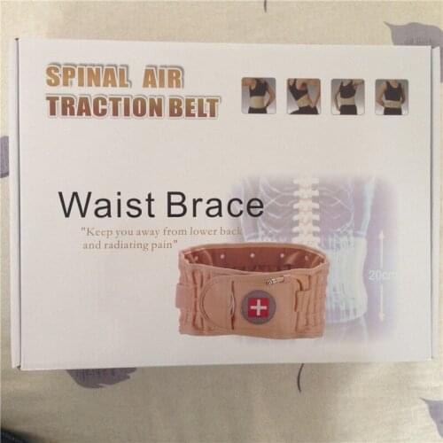 Physiotherapy Posture Air Lumbar Spine Traction Belt Physio Decompression Magnet Therapy Pain Back Waist Brace Support
