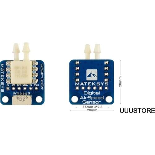 Matek System Mateksys Analog Airspeed Sensor ASPD-4525 for RC FPV Racing Drone Frame F405 F722 F411 WING