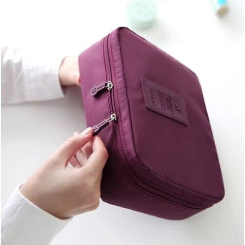 Brand Design Neceser Portable Toiletry Cosmetic Bag Waterproof Makeup Make Up Wash Organizer Storage Pouch Travel Kit Handbag