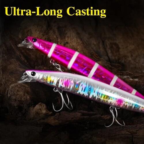TSURINOYA 140S Sinking Minnow Fishing Lure DW92 140mm 26g Profession Hard Bait Black Bass Pike Artificial Tungsten Jerkbait
