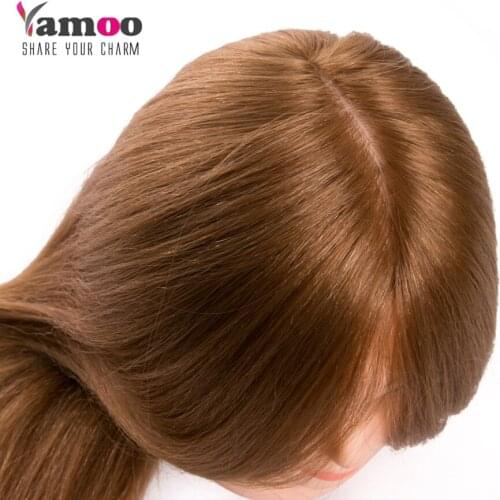 Training head dolls for hairdressers 60 % Real Human Hair Mannequin Dolls professional styling head can be curled training head