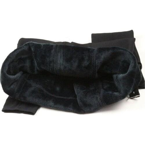 Velvet Winter Maternity Leggings Pants Clothes For Pregnant Women Warm Knitted High Waist Suspender Pregnancy Trousers